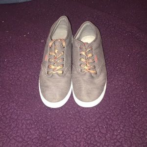 Grey Vans with tribal laces!